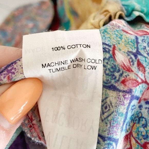 Vintage 80's colourful multi print shorts - Picture 4 of 8